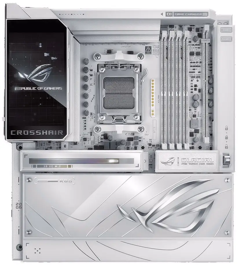 Montaje Placa Base ASUS ROG CROSSHAIR X870E GLACIAL Getafe Getafe Gaming - Montaje Placa Base ASUS ROG CROSSHAIR X870E GLACIAL Getafe