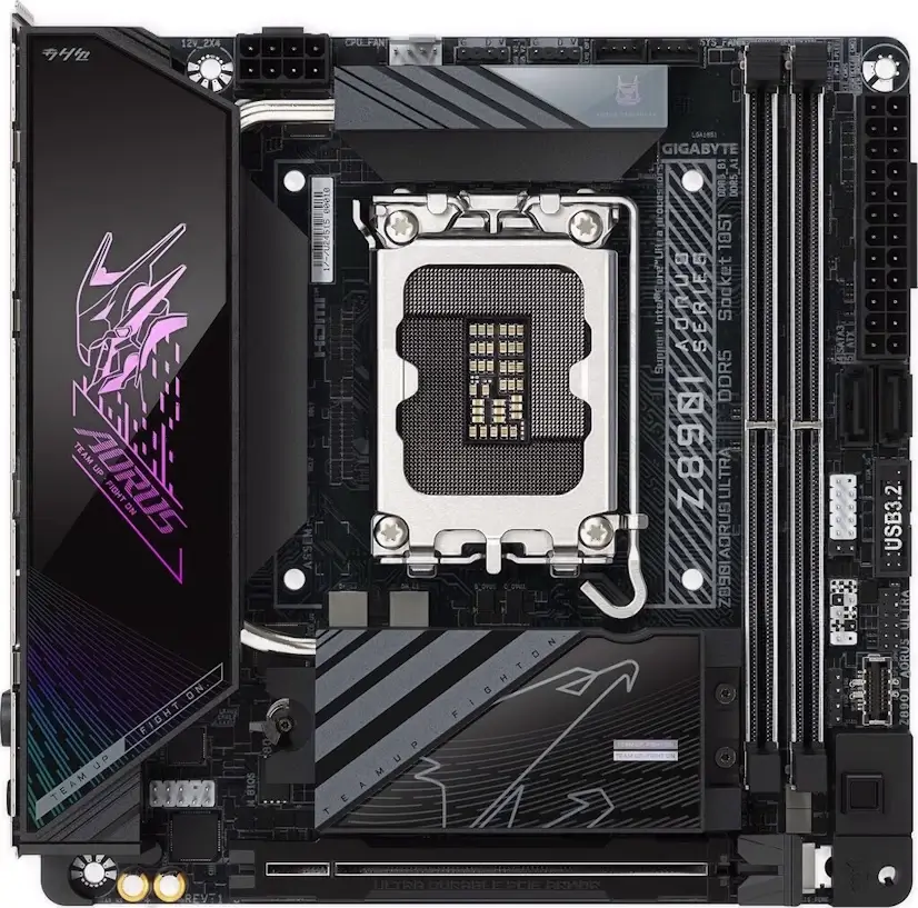 Montaje Placas Base Gigabyte Z890I AORUS ULTRA Gaming PC Getafe Montaje Placa Base Gigabyte Z890I AORUS ULTRA Gaming PC Getafe